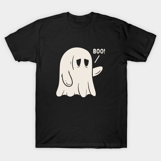 Tired Ghost Boo T-Shirt by Bruno Pires